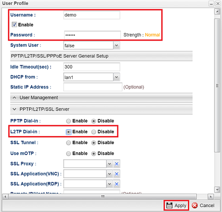 a screenshot of Vigor3900
